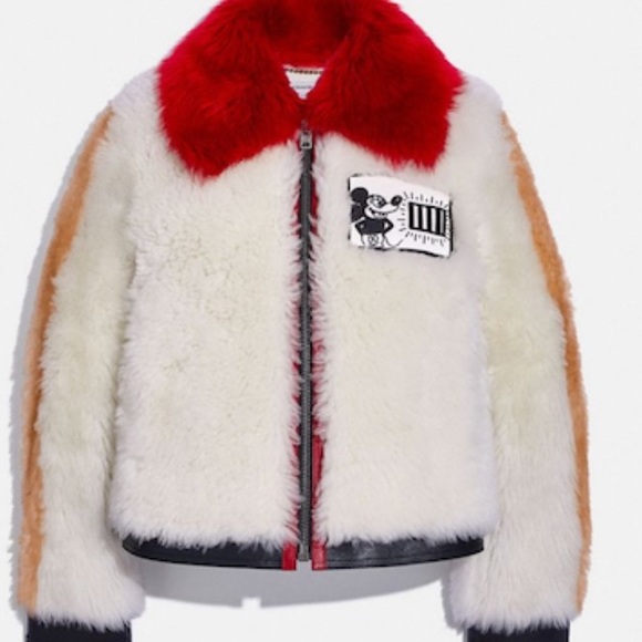 Disney Mickey Mouse X Keith Haring Shearling Jacket. Brand… - Picture 2 of 8